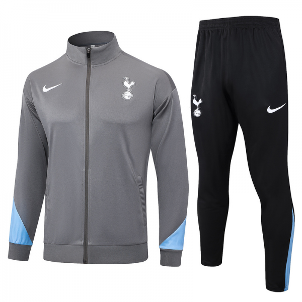 2024/25 Tottenham Dark grey Jacket Training Suit Set Football Team Shirt Sports Fashion