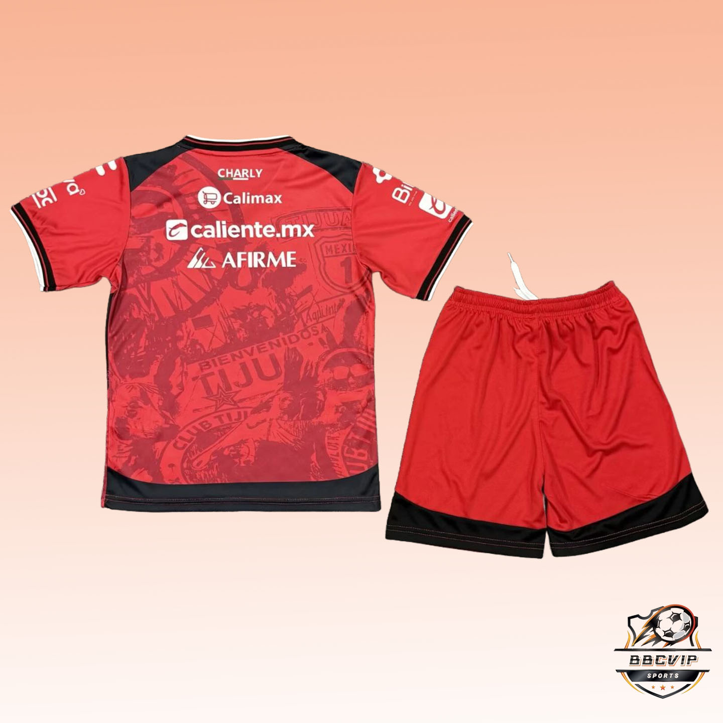 2025/26 Club Tijuana Home jersey kids Kits size: 16-28