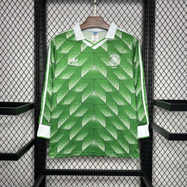 Retro Germany 1990 Away Long Sleeve jersey Fan Version