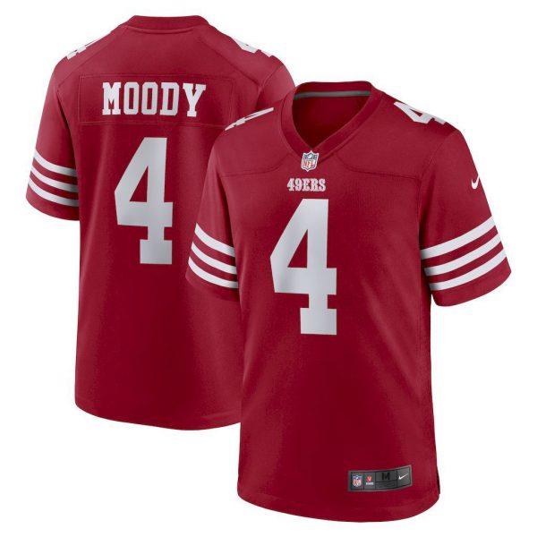 NFL San Francisco 49ers Jeysey MOODY # 4
