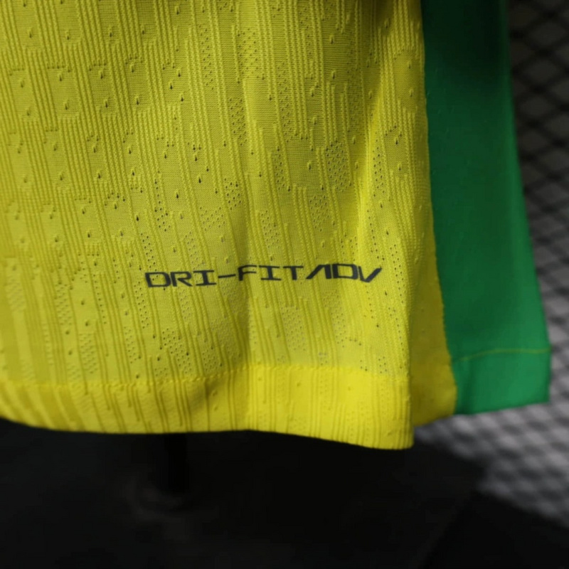 2025/26 Brazil yellow Jersey Long Sleeve Player Version