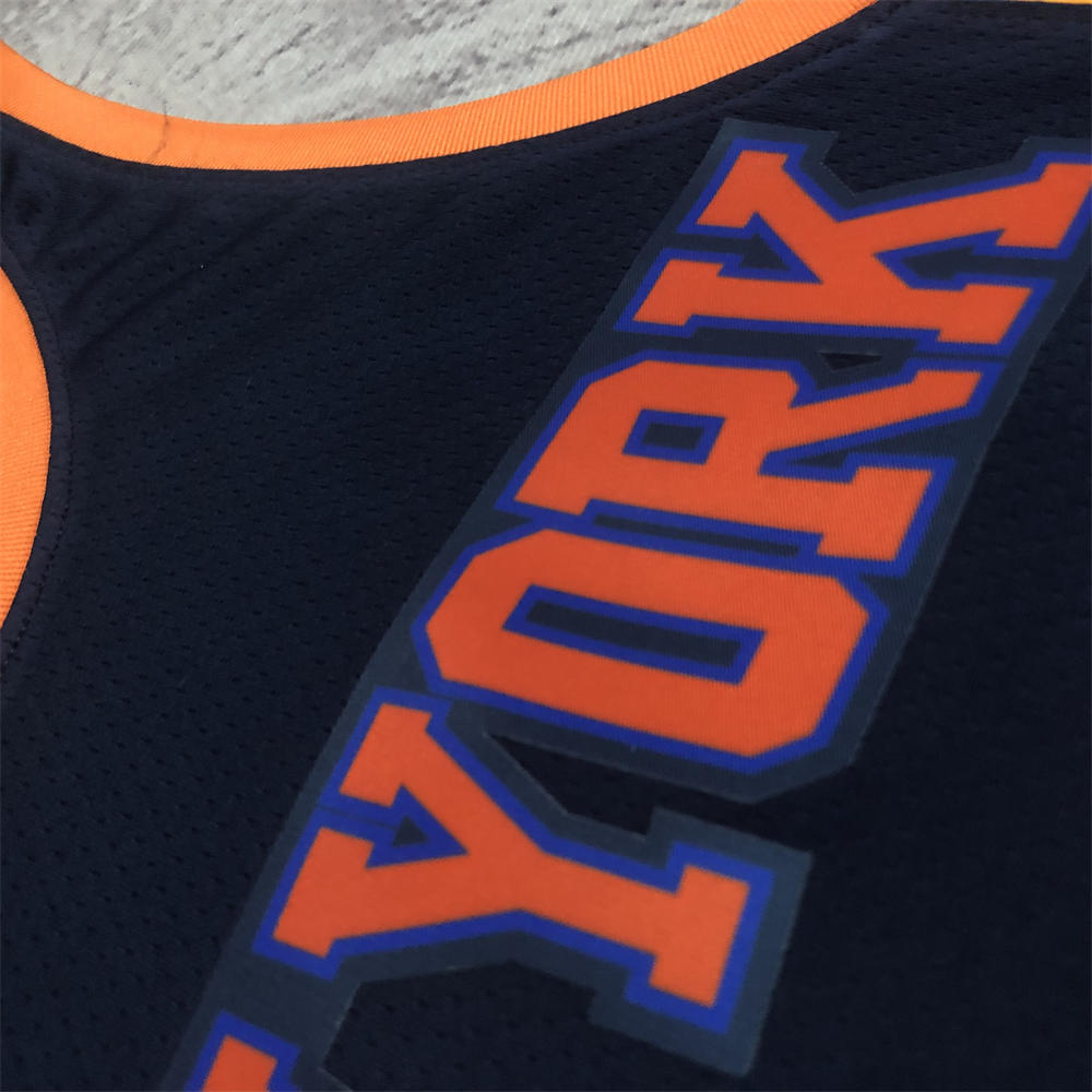 NBA New York Knicks V-Neck JORDAN Edition Black jersey BRUNSON#11 S-XXL