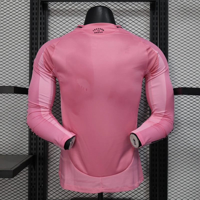 25/26 Inter Miami CF Home Long Sleeve Jersey Player Version