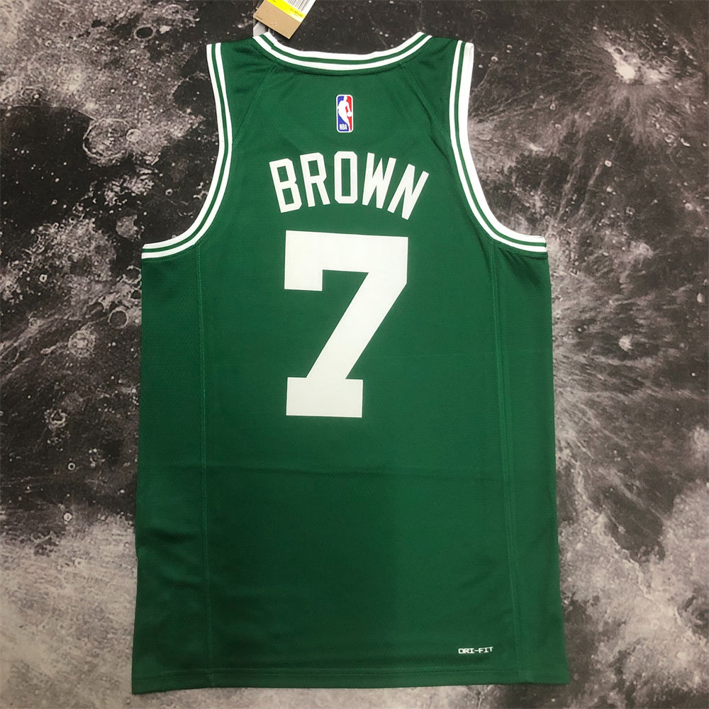 NBA Boston Celtics Jayson BROWN#7 2022/23 Kelly Green Icon Edition Swingman Jersey S-XXL