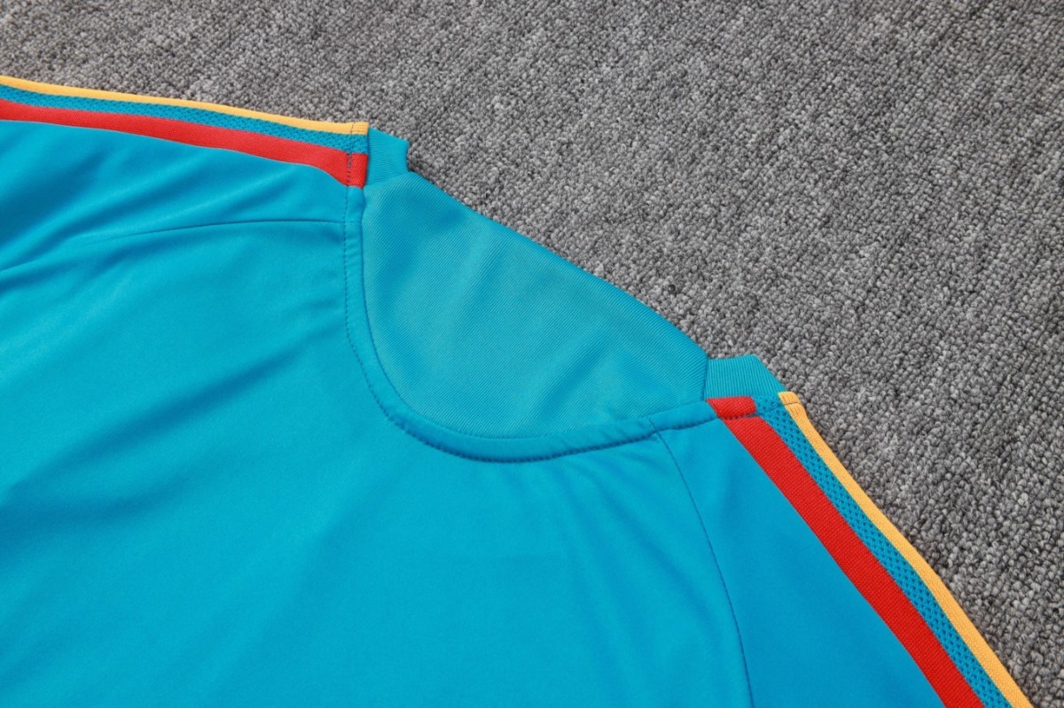 2026 Spain Turquoise Training Set Shirt and Shorts