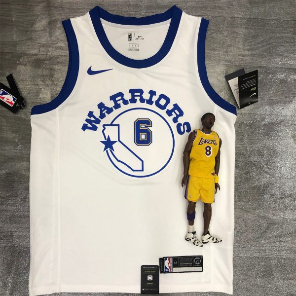 NBA Golden State Warriors Round neck White Jersey YOUNG#6 S-XXL