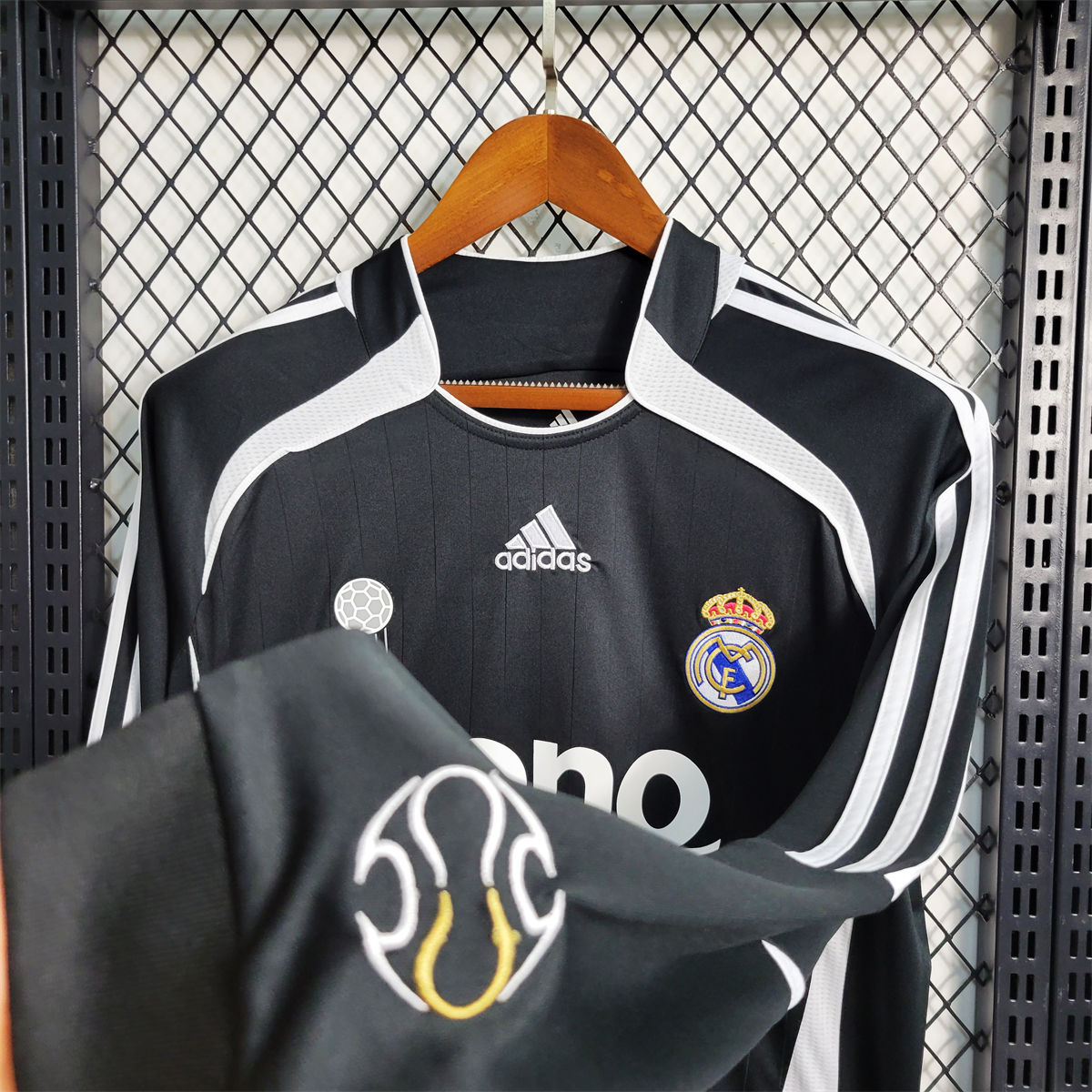 Retro Real Madrid 06/07 Home jersey Third Away Long Sleeves Fan Version