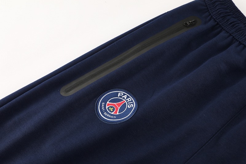 2024 PSG Royal Blue Hoodie Jacket Kit Set Football Team Shirt Sports Fashion