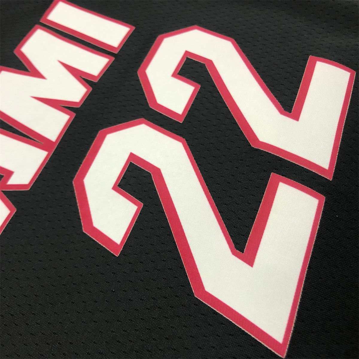 NBA Miami Hearts V-Neck Black Jersey BATLER#22 S-XXL