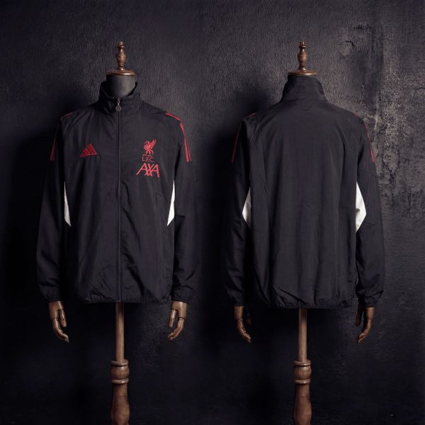 2026 Liverpool Black Jacket Windbreaker Sport Unifom
