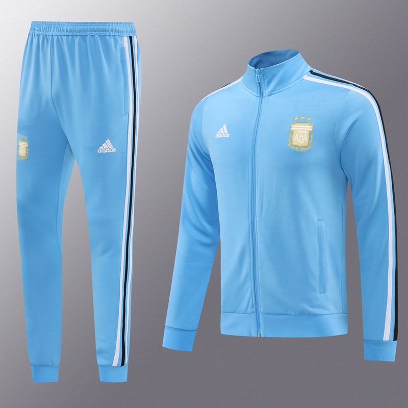 2024 Argentina Sky Blue Jacket Training Suit Set Football Team Shirt Sports Fashion