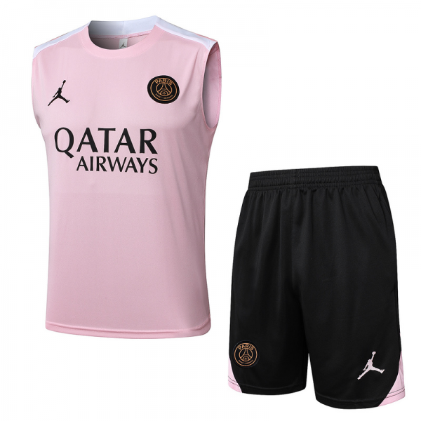24/25 PSG Pink Training Set Shirt and Shorts