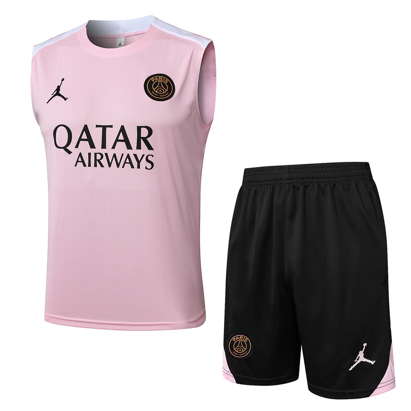 24/25 PSG Pink Training Set Shirt and Shorts