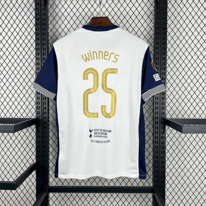 2024/25 Tottenham Hotspur Home Europa League Winners jersey Fan version