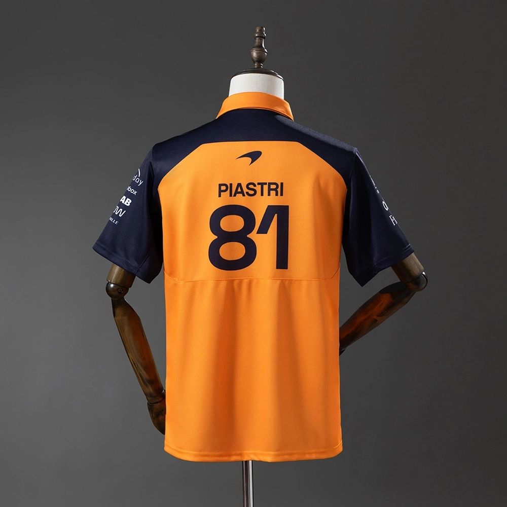 F1 Racing McLaren Team 2025 Orange Suit POLO PIASTRI #81