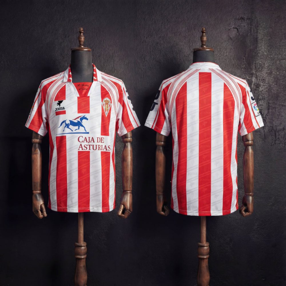 Retro Sporting Gijon 1995/96 Home jersey Fan Version