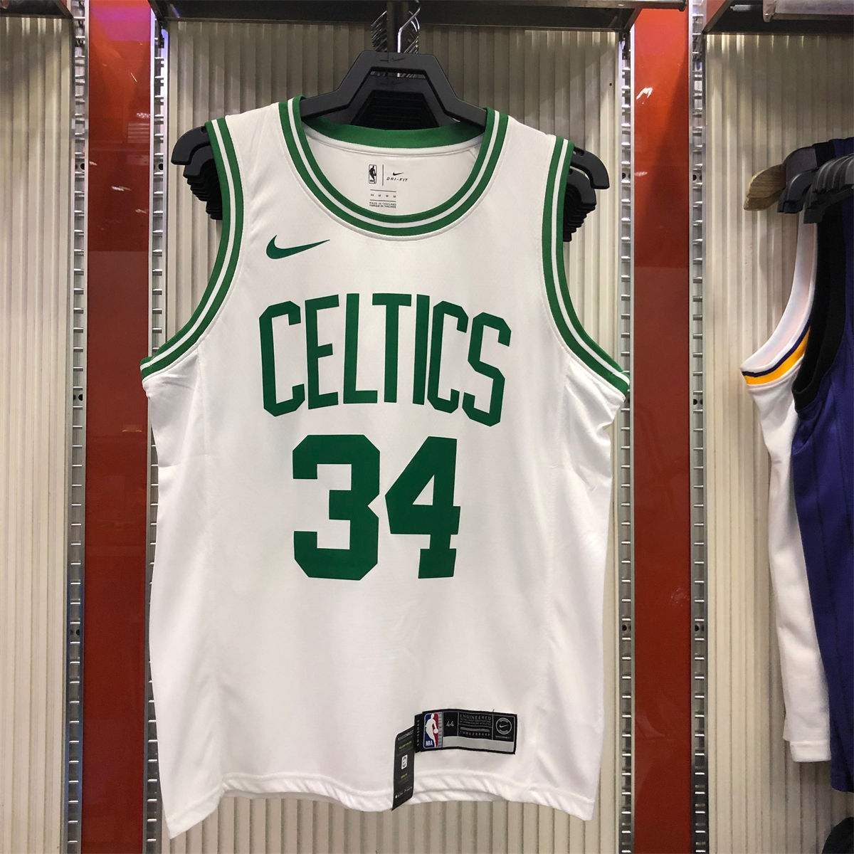 NBA Boston Celtics round neck White Jersey PIERCE#34 S-XXL