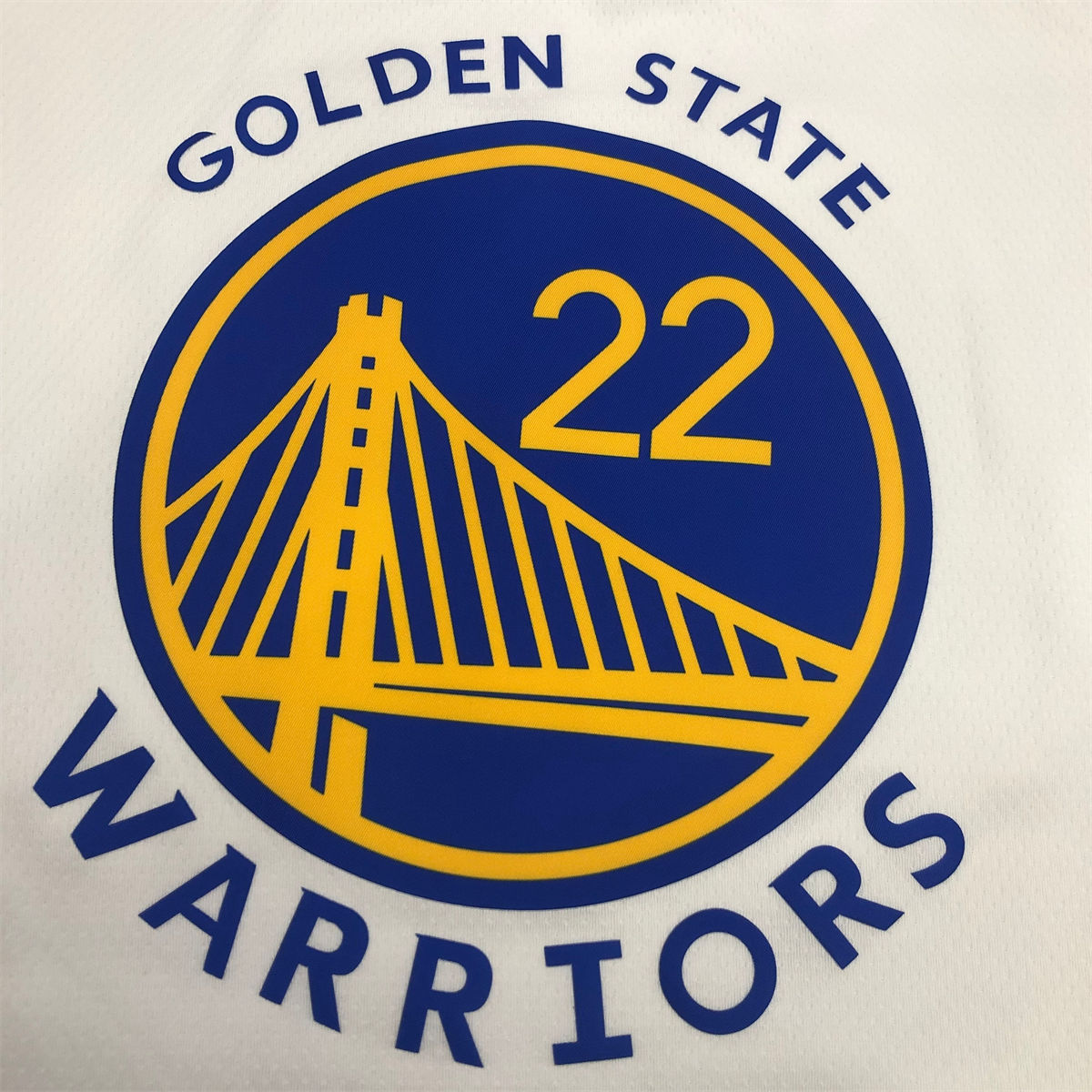 NBA Golden State Warriors v neck White Jersey WIGGINS#22 S-XXL