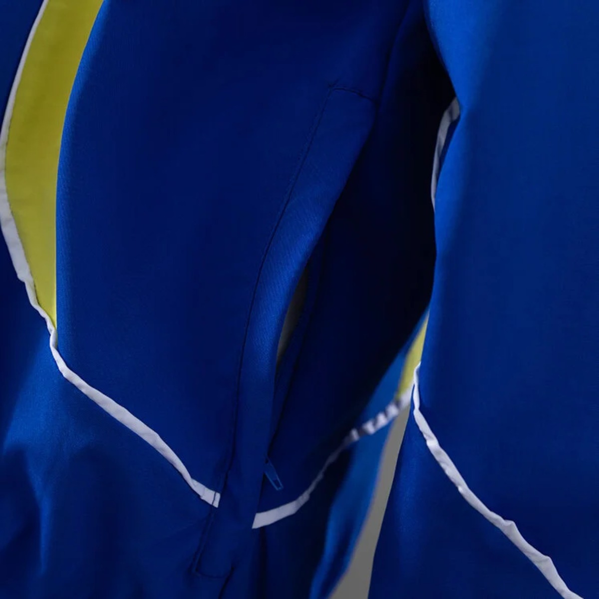 2026 Brazil Blue Windbreaker Jacket