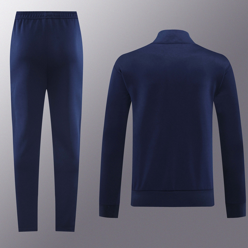 2024 Adidas Royal Blue Jacket Training Suit Set Football Team Shirt Sports Fashion
