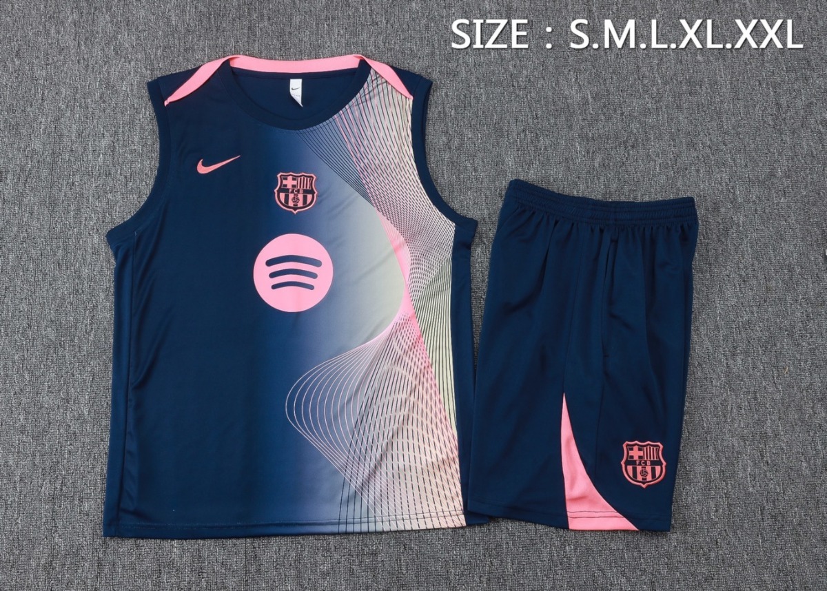 2026 Barcelona Royal blue Training Set Shirt and Shorts