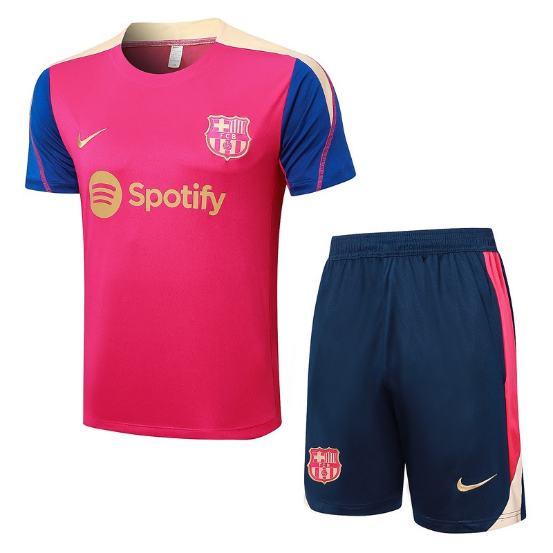 24/25 Barcelona Red Training Set Shirt and Shorts