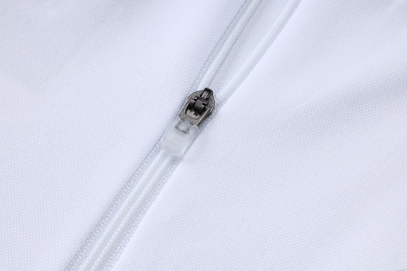 202526 Manchester United White Long-sleeved half-pull training kit Football team kit