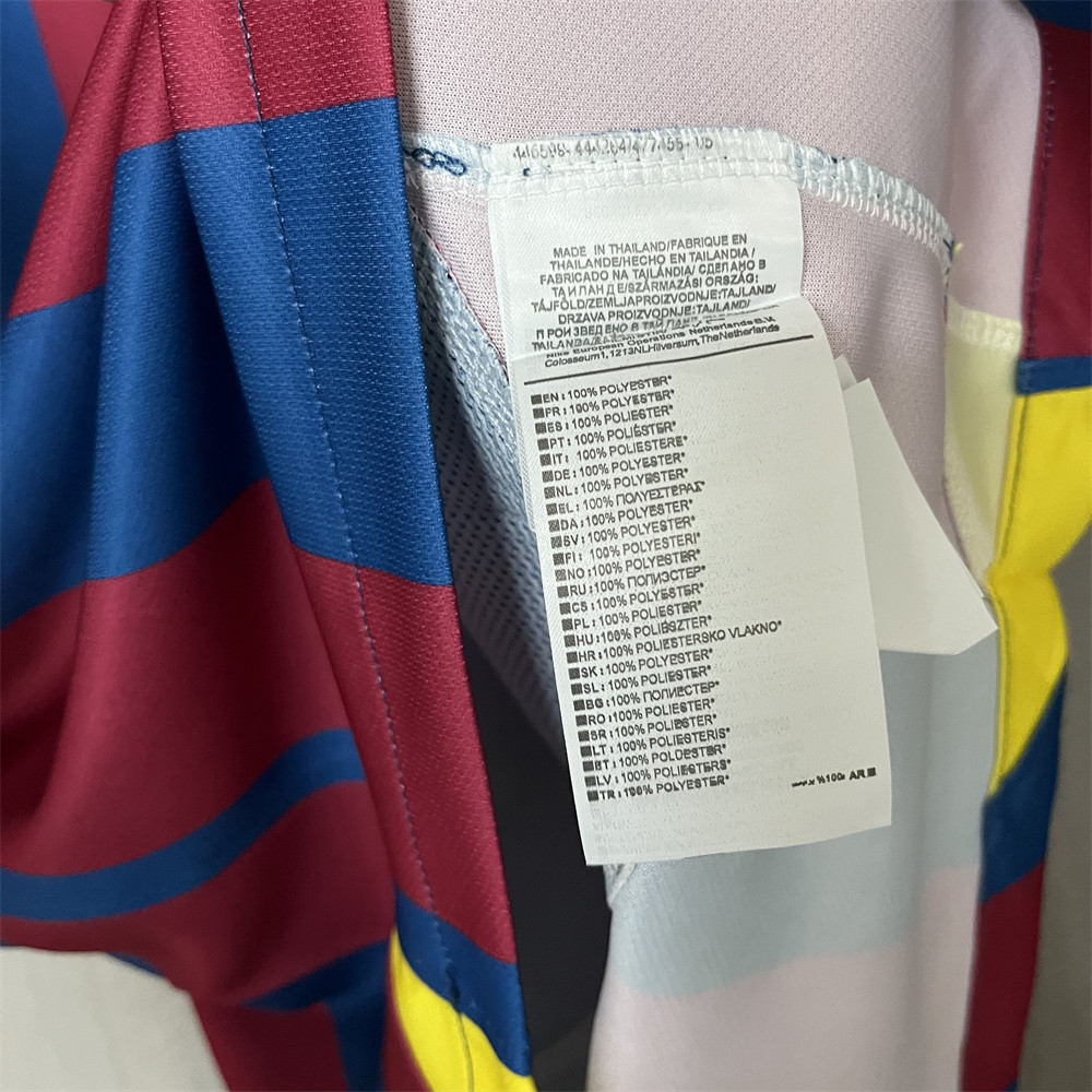 Retro Barcelona 2006 UEFA Champions League Home jersey Fan Version