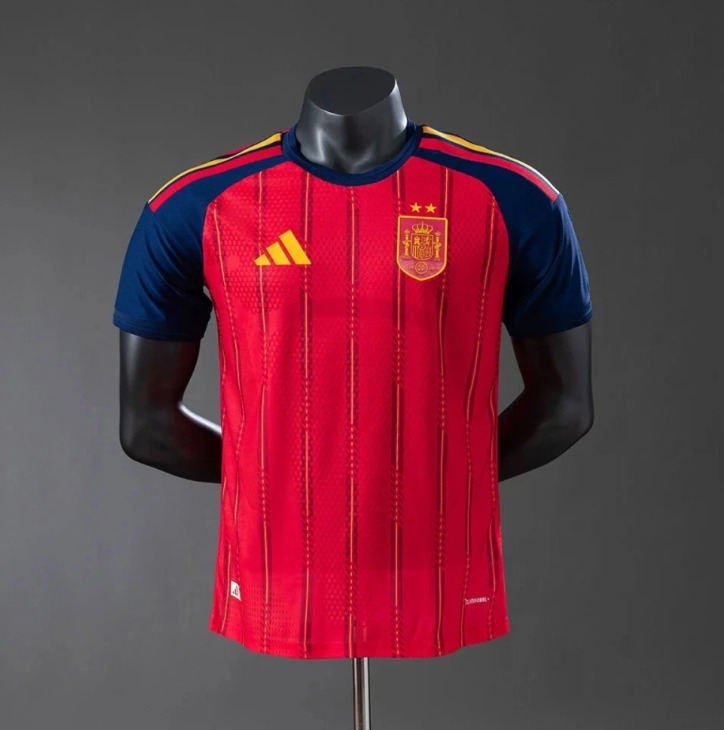 Spain 2026 World Cup Home Jersey Player Version