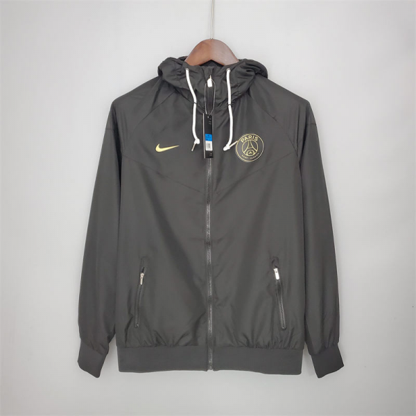 21/22 Windbreaker PSG Black Sport Unifom jersey Sport Unifom