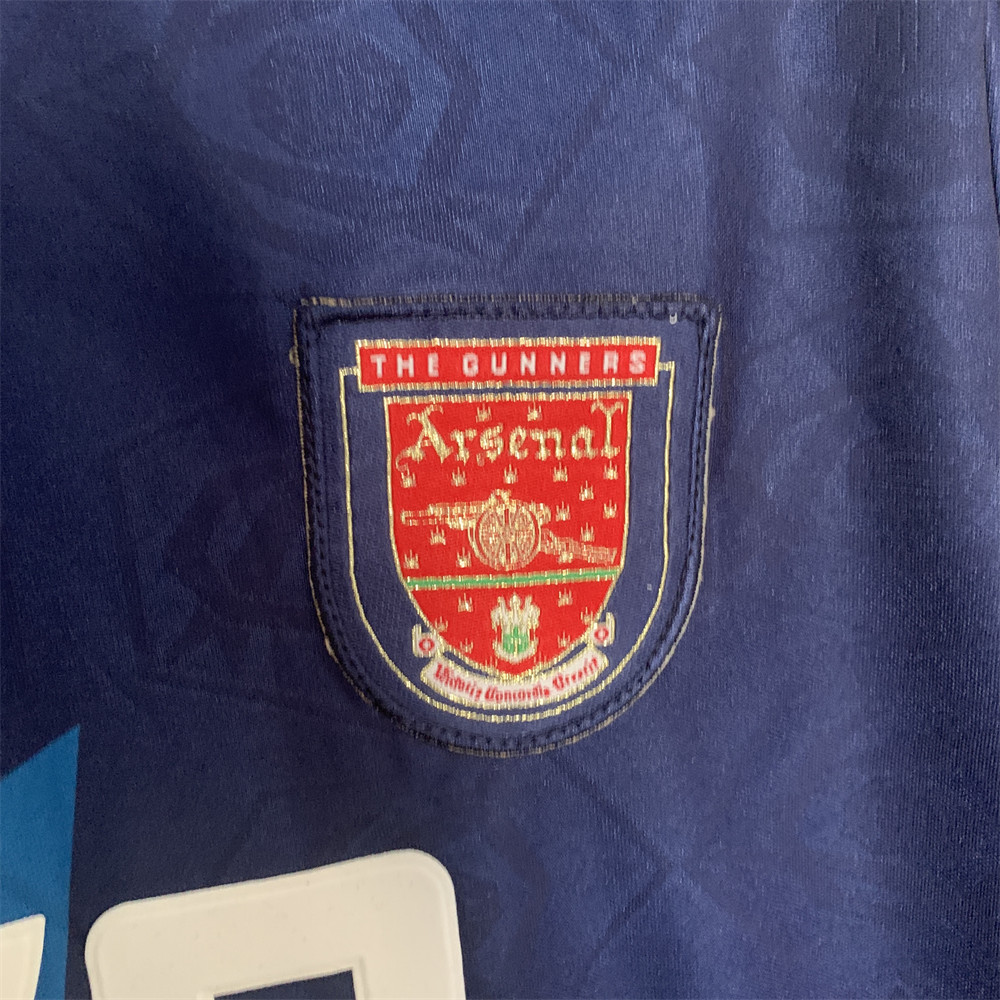 Retro Arsenal 95/96 long sleeve away jersey Fan Version