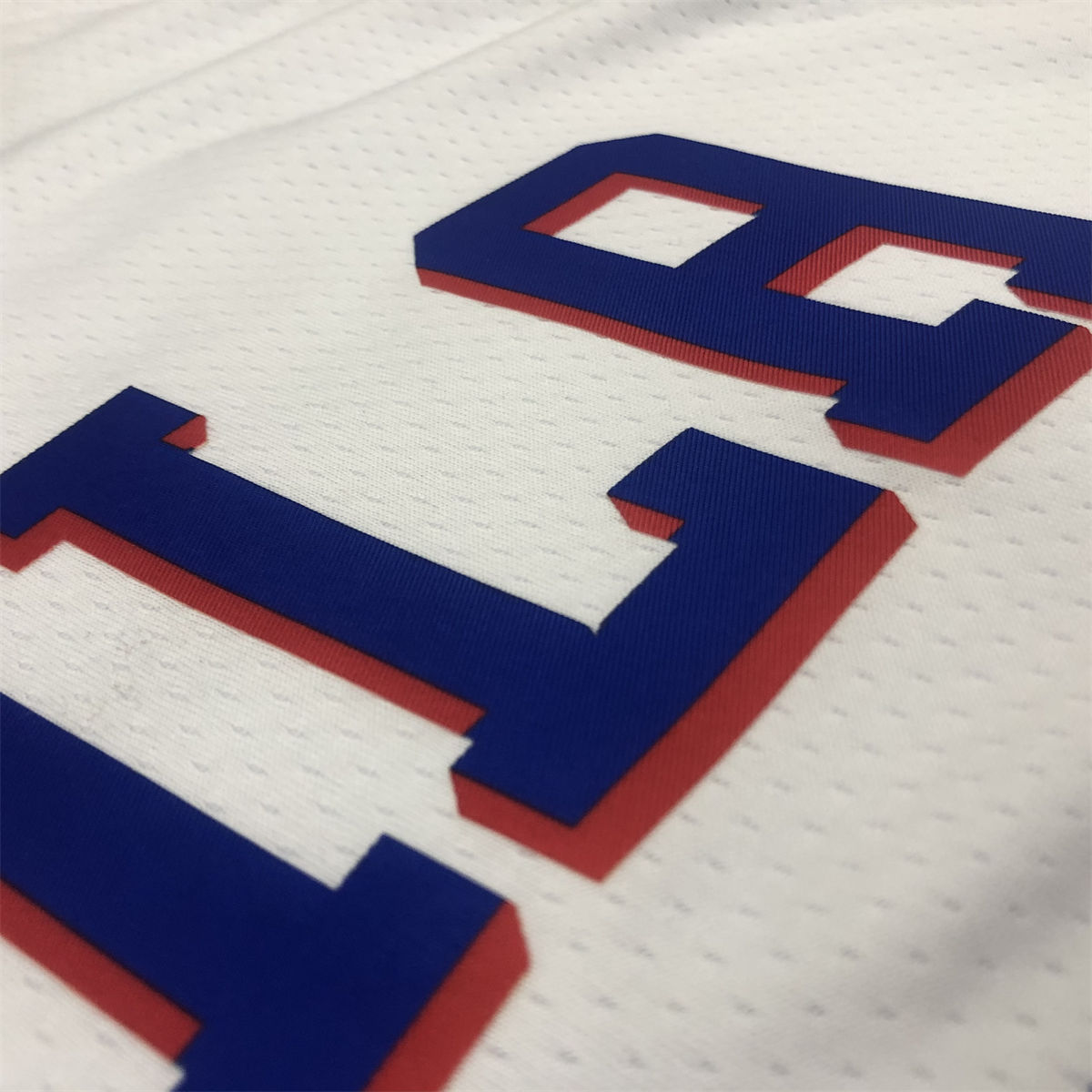 NBA Philadelphia 76ers V-Neck White Jersey IVERSON#3 S-XXL