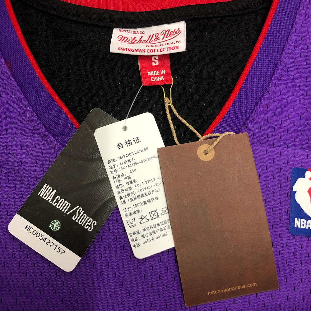 NBA Toronto Raptors V-Neck Purple jersey CARTER#15 S-XXL