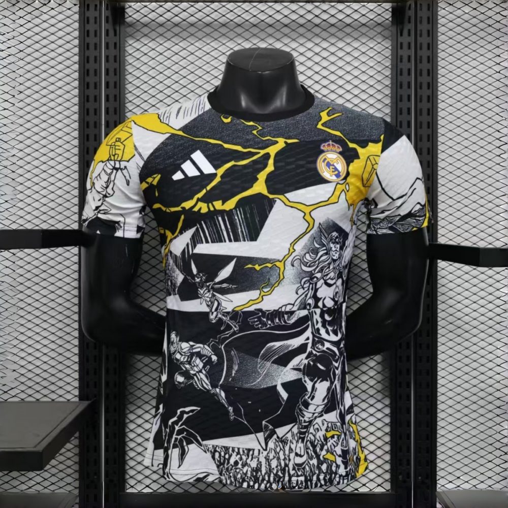 2025/26 Real Madrid Marvel Comics jersey Player version
