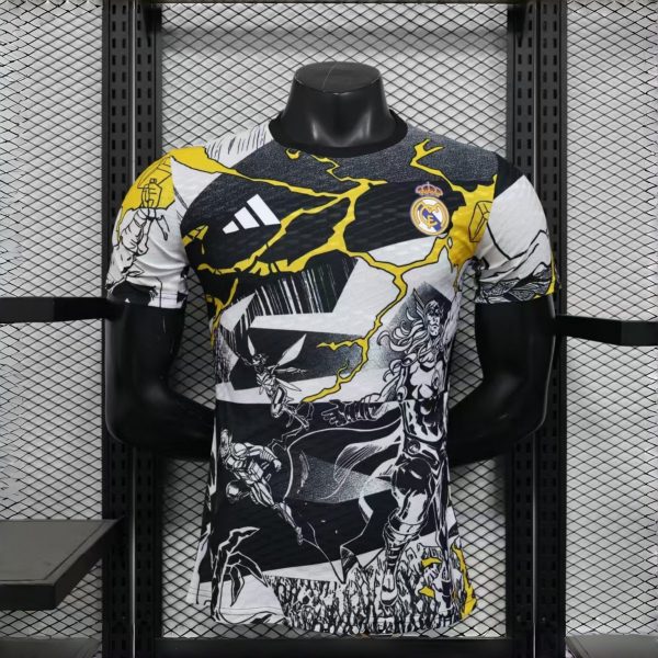 2025/26 Real Madrid Marvel Comics jersey Player version
