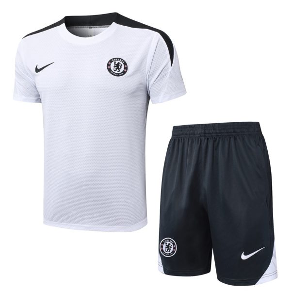 2026 Chelsea white Iraining Set Shirt and Shorts