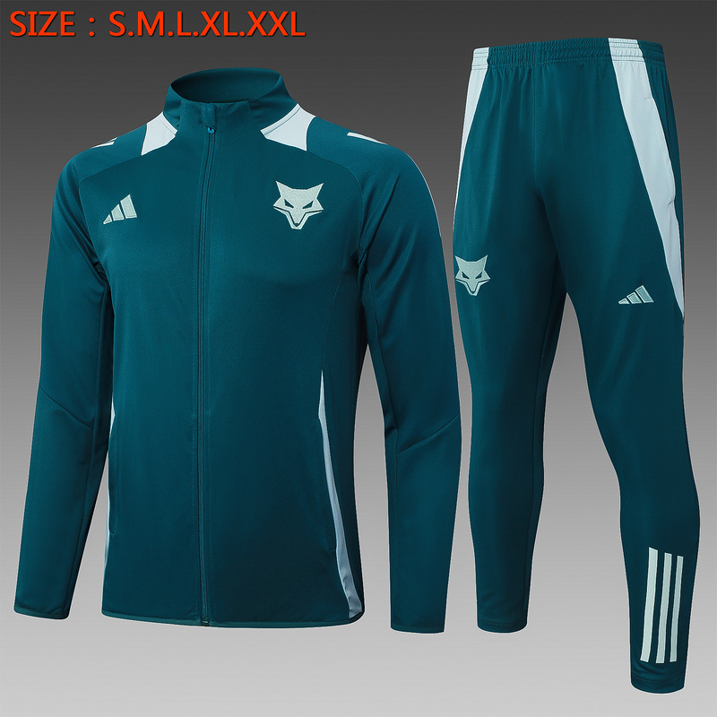 2024/25 Cruzeiro Dark green Jacket Training Suit Set Football Team Shirt Sports Fashion