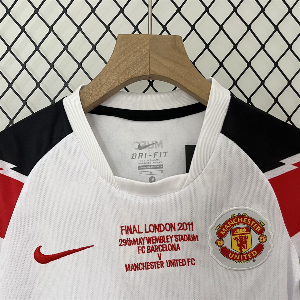 Retro Manchester United 10/11 Champions League away jersey Kid Kits Size 16-28