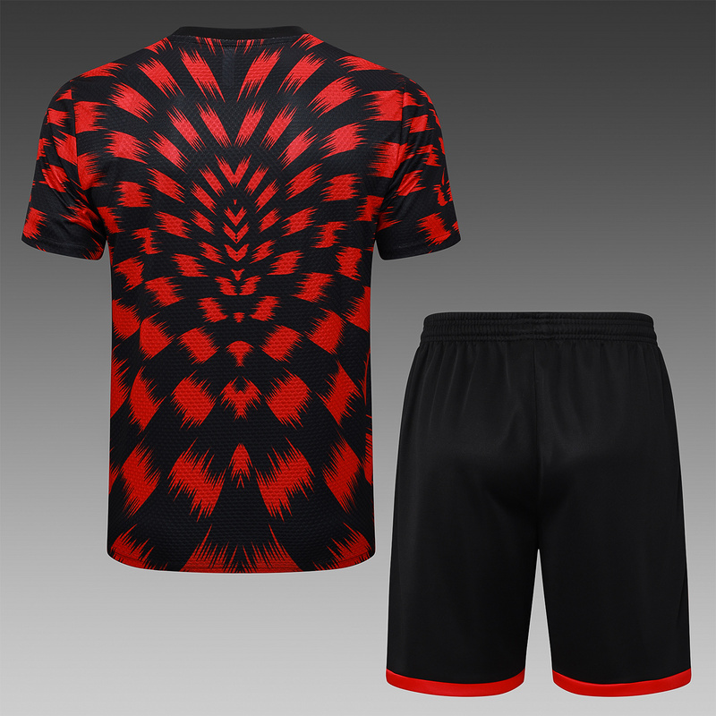 2025/26 Flamengo Red Black Training Set Shirt and Shorts
