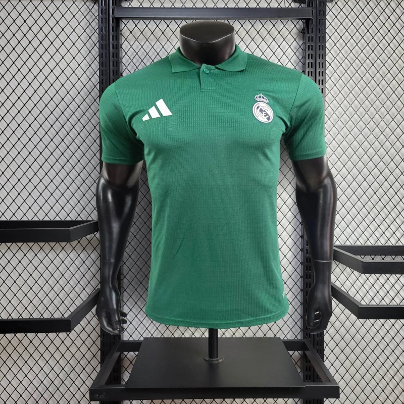 25/26 Real Madrid POLO Special Edition Green jersey Player Version