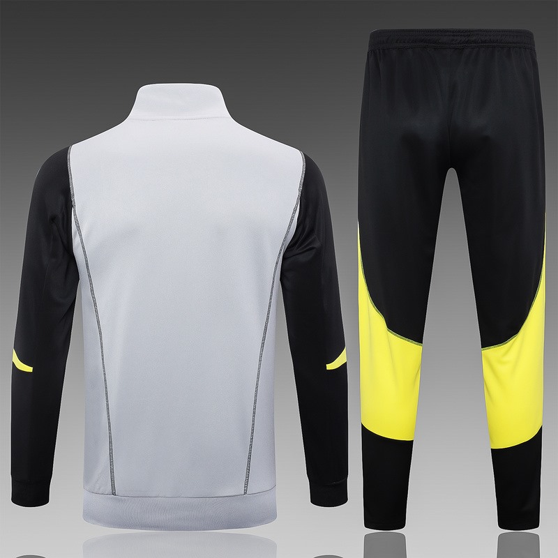 2024 Flamengo Gray Jacket Training Suit Set Football Team Shirt Sports Fashion