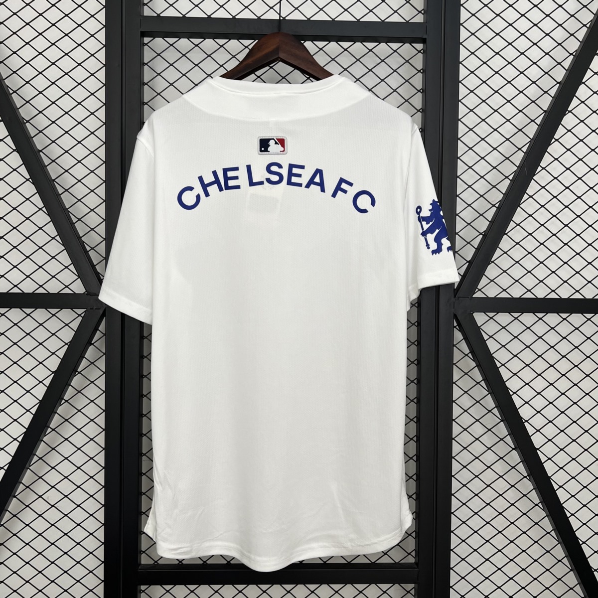 2025/26 Chelsea US Pack Full-Button Baseball White jersey Fan version
