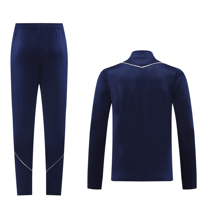 2024 Al-Nassr Royal Blue Jacket Training Suit Set Football Team Shirt Sports Fashion