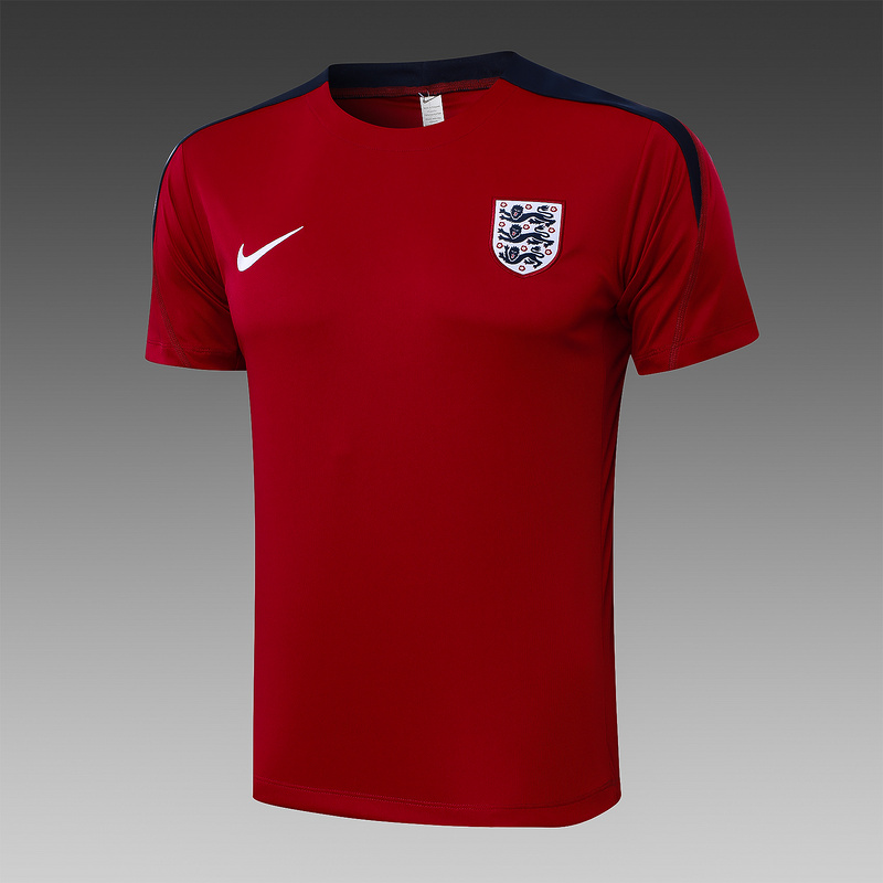 24/25 England Red Training Set Shirt and Shorts