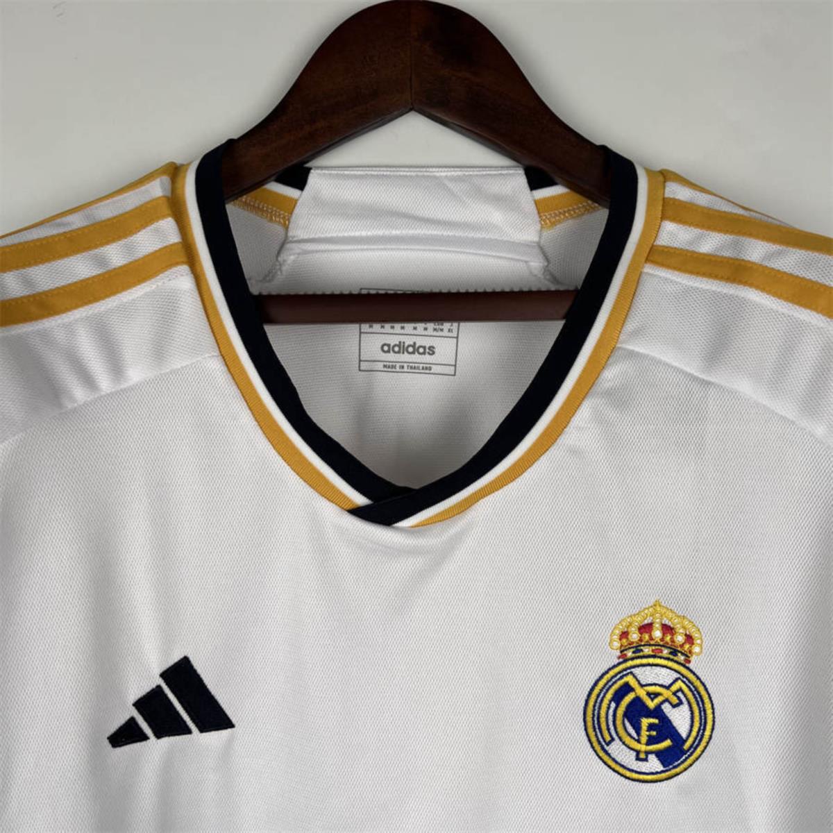 23/24 Real Madrid Home Long Sleeve jersey Fan Version