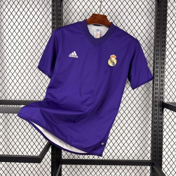 Retro Real Madrid 2002/03 Reversible Double-sided Third jersey Fan Version