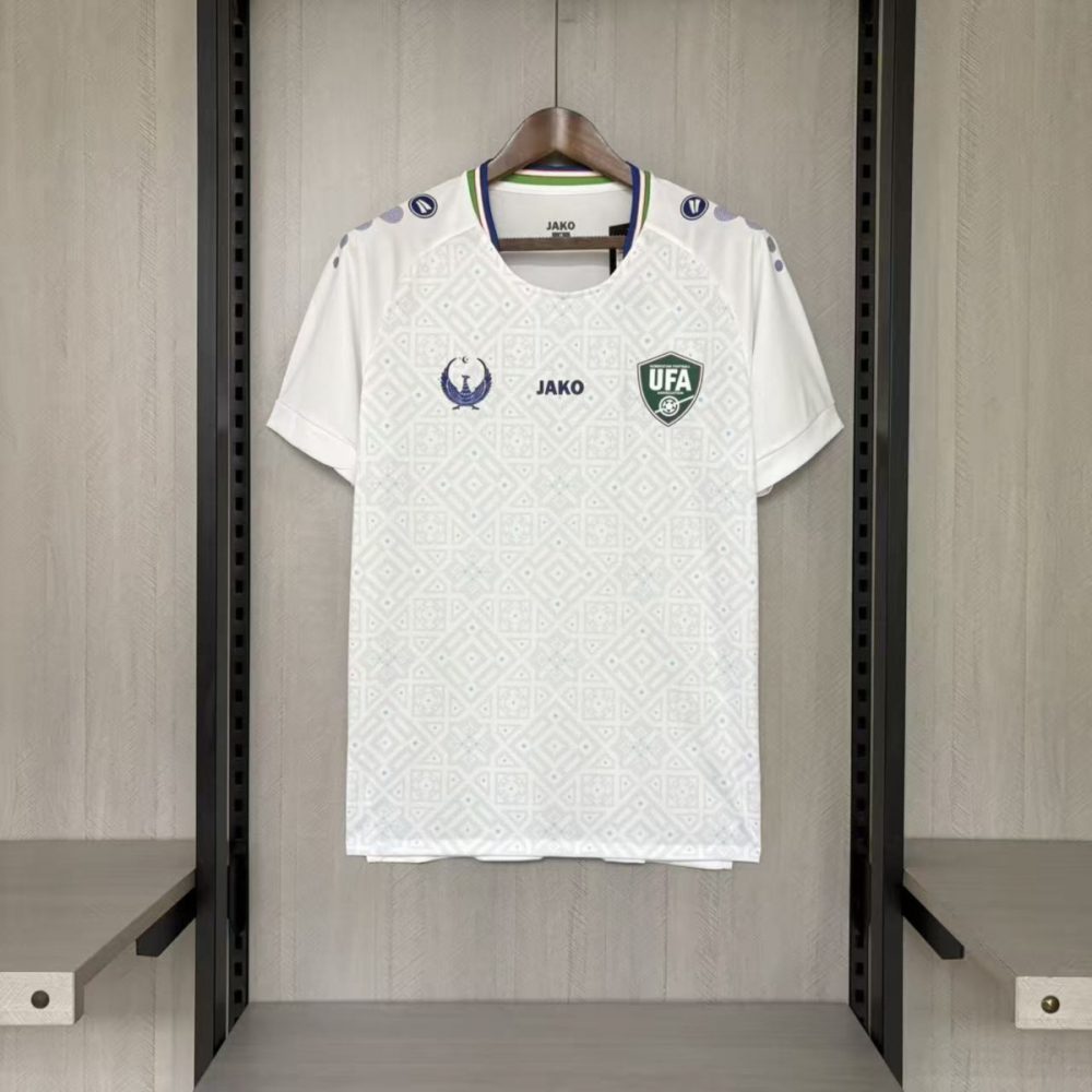 2026/27 Uzbekistan White Jersey Fan Version