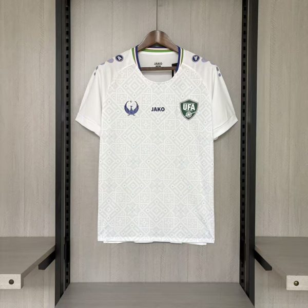 2026/27 Uzbekistan White Jersey Fan Version