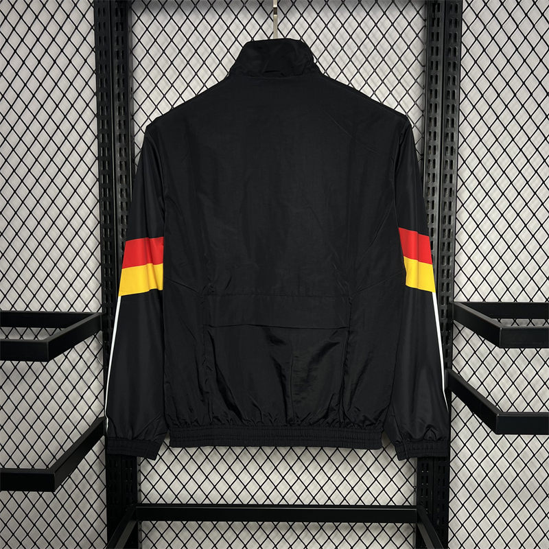 2024/25 Germany Euro Black windbreaker Sport Unifom jersey Sport Unifom