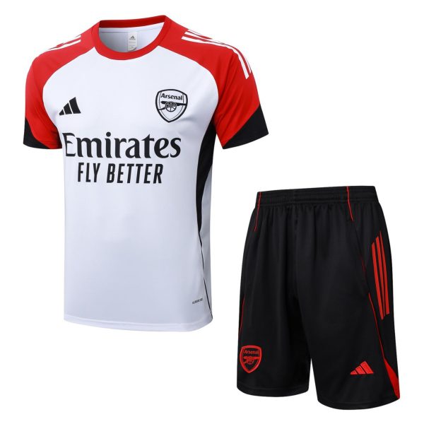 2026 Arsenal White Training Set Shirt and Shorts